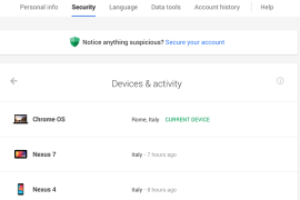 New Security Dashboard From Google